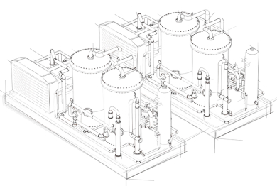 Compressed Air & Gas System Plan Drawings