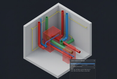 Mechanical System Clash Detection Services