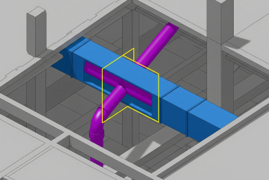 Plumbing System Clash Detection