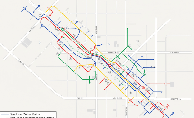 Utility Survey and Mapping About Image