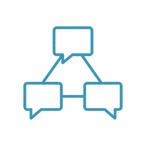 BIM coordination communication icon